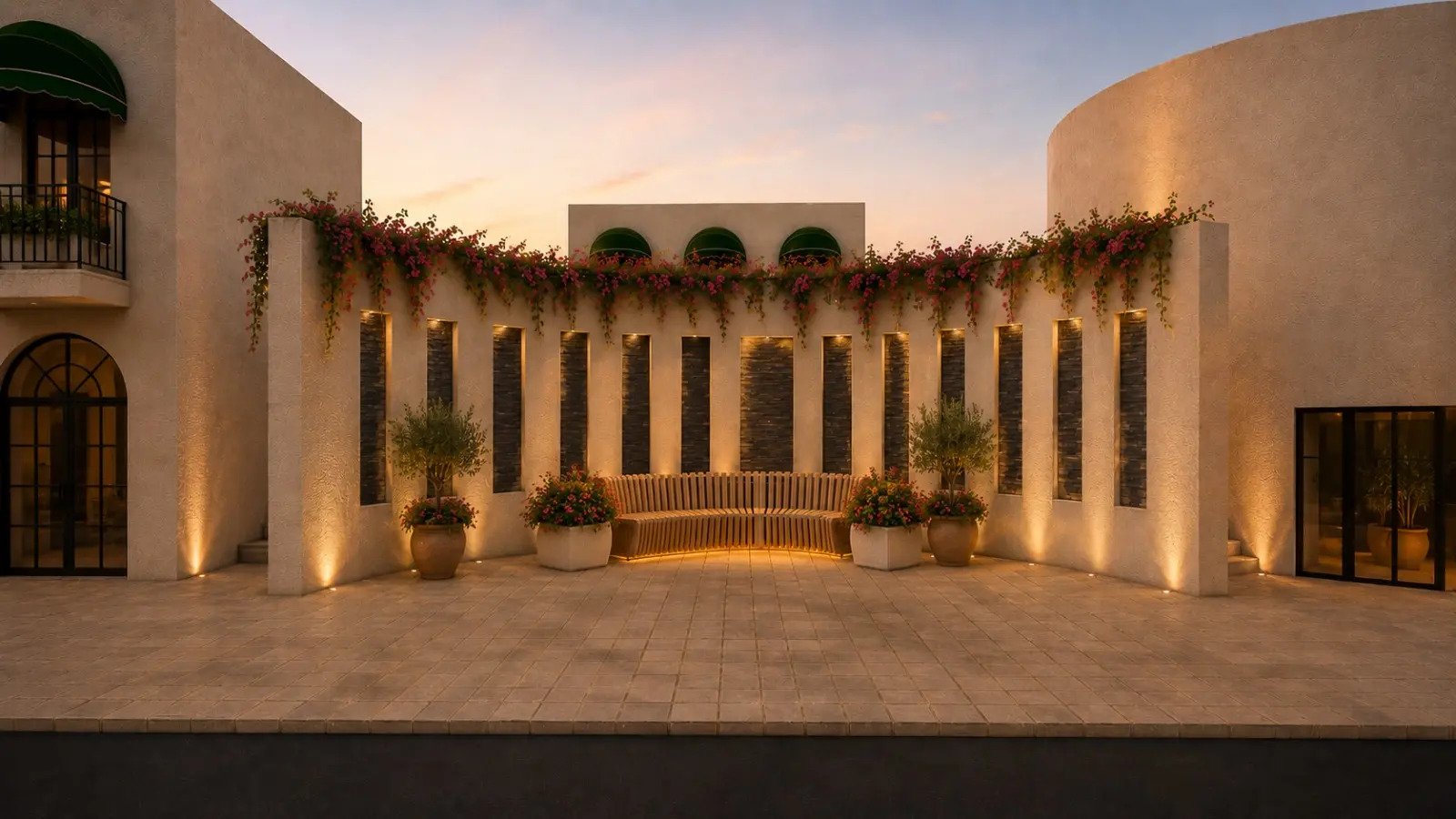Terraces courtyard